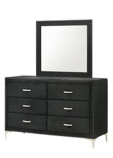 Main view of Lucinda bedroom set showing dresser and mirror