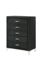 Lucinda Chest in black finish