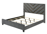 Zane Gray Upholstered Panel Bedroom Set view 3