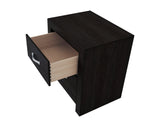 Jaylen Black Dresser with open drawers