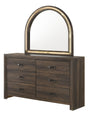 Noreen Brown Dresser and Mirror from Decor Furniture