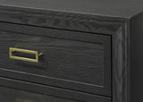 Pepe Dresser Top black and gold 39.6" W