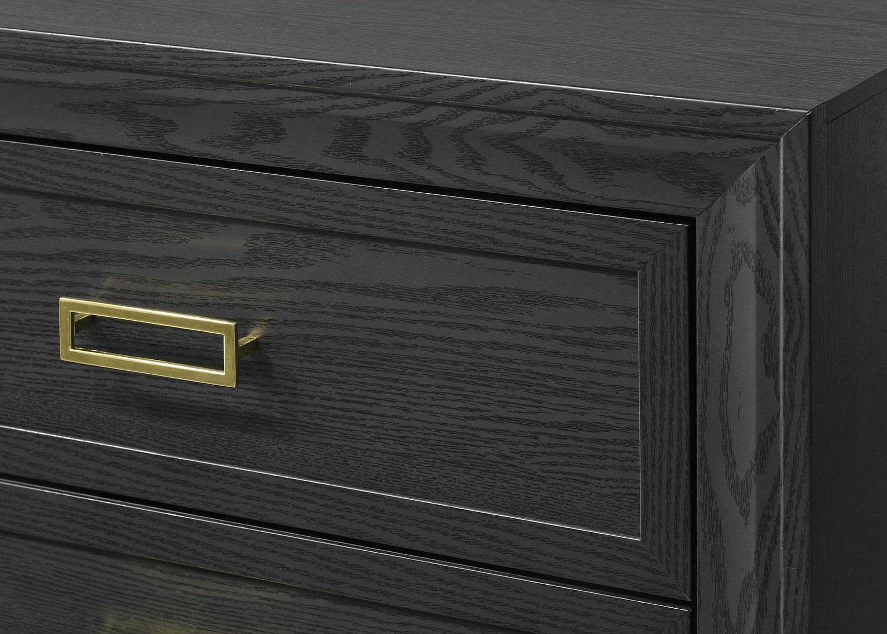 Pepe Black Velvet Upholstered Tufted Queen Bed footboard view