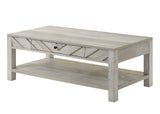 Light Gray Coffee Table matching set arrangement