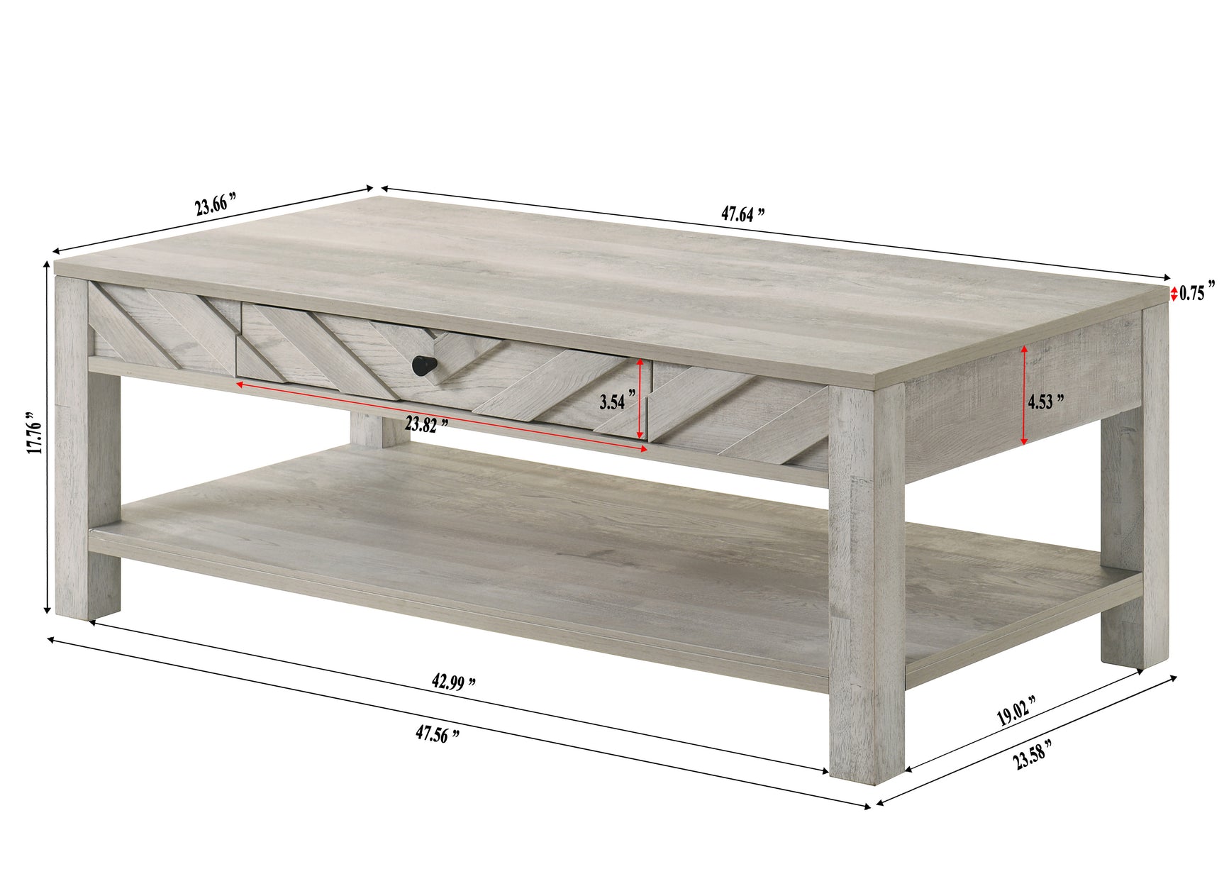 Valor coffee table set integrated with living room décor