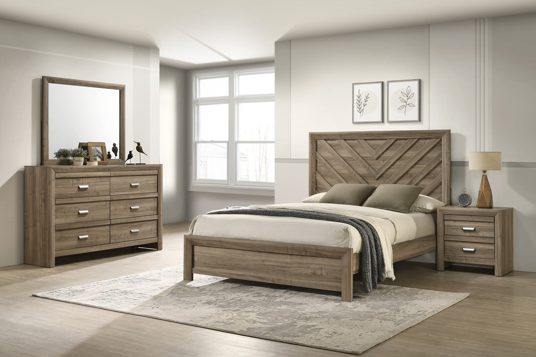 Valor Light Brown Nightstand