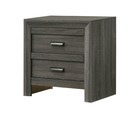 Valor nightstand in gray finish