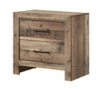 Elmer Natural Nightstand with Contemporary Style from Decor Furniture