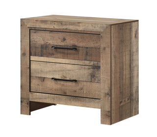 Elmer Natural Nightstand with Contemporary Style from Decor Furniture