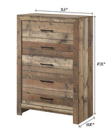 Elmer Natural Panel Bedroom Set view 16