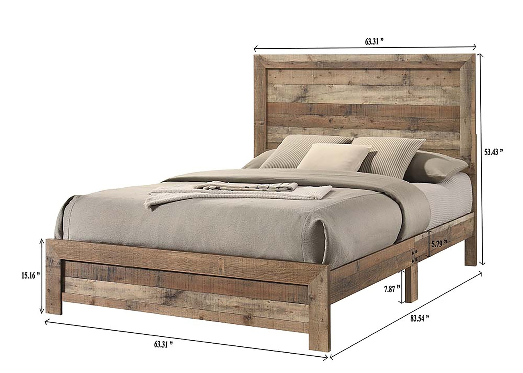Elmer Natural Panel Bedroom Set view 7