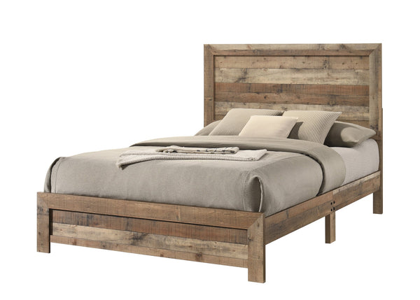 Elmer Natural Panel Queen Bed from Decor Furniture