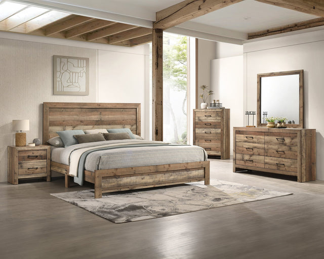 Elmer Natural Panel Bedroom Set from Decor Furniture