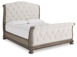 Ardenfield bed headboard close-up view