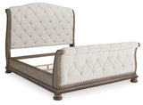 Ardenfield bed footboard detail view