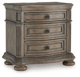 Ardenfield nightstand open drawer side view