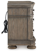 Back view of Ardenfield nightstand
