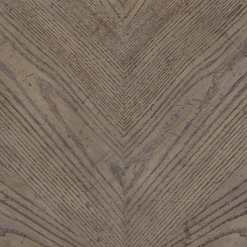Close-up of light brown glazed antiqued finish on dresser