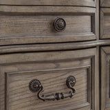 Ardenfield Chest aged bronze hardware detail