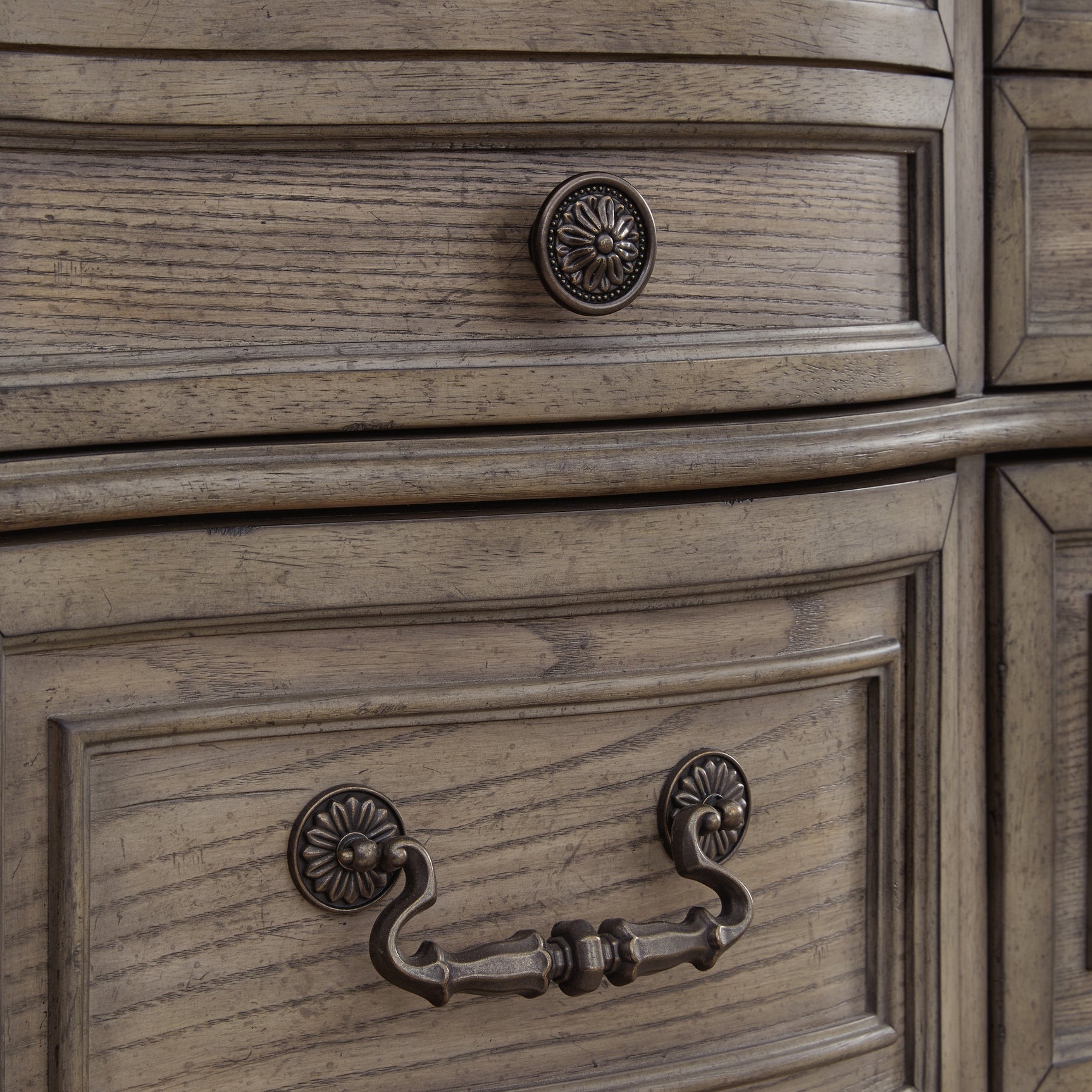 Ardenfield Chest aged bronze hardware detail