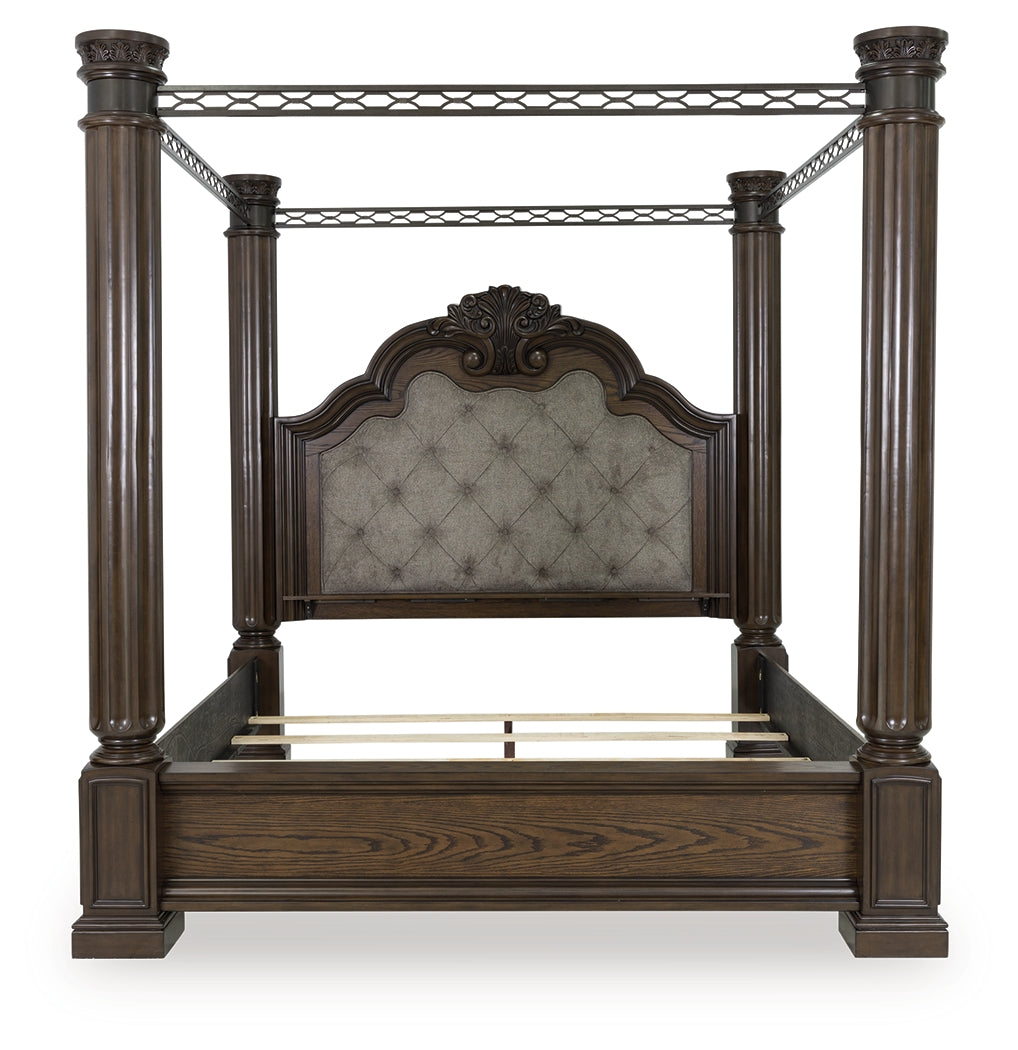 Maylee Canopy Bed side profile