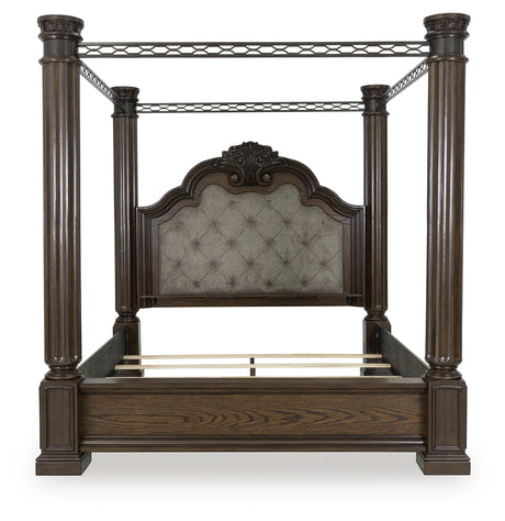 Maylee Canopy Bed side profile