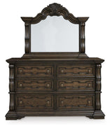 Maylee Dark Brown Canopy Bedroom Set view 6