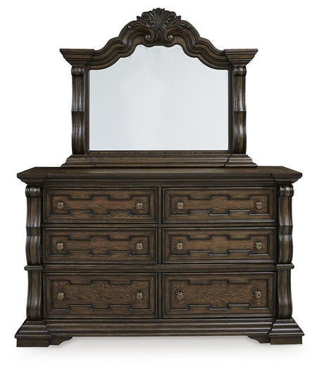 Maylee Dark Brown Canopy Bedroom Set view 6
