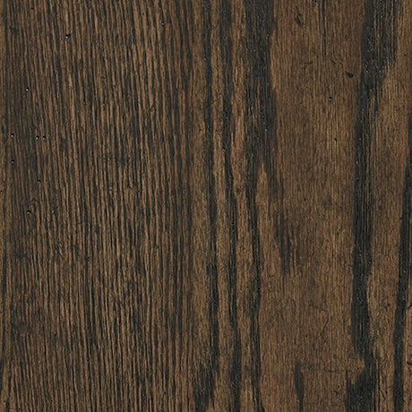 Dark brown finish detail on Maylee Canopy Bed