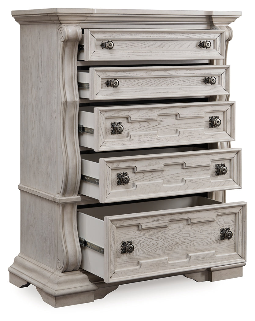 Bruchandi Chest angled side view with drawers open