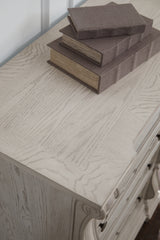 Bruchandi Chest top detail with walnut inlay