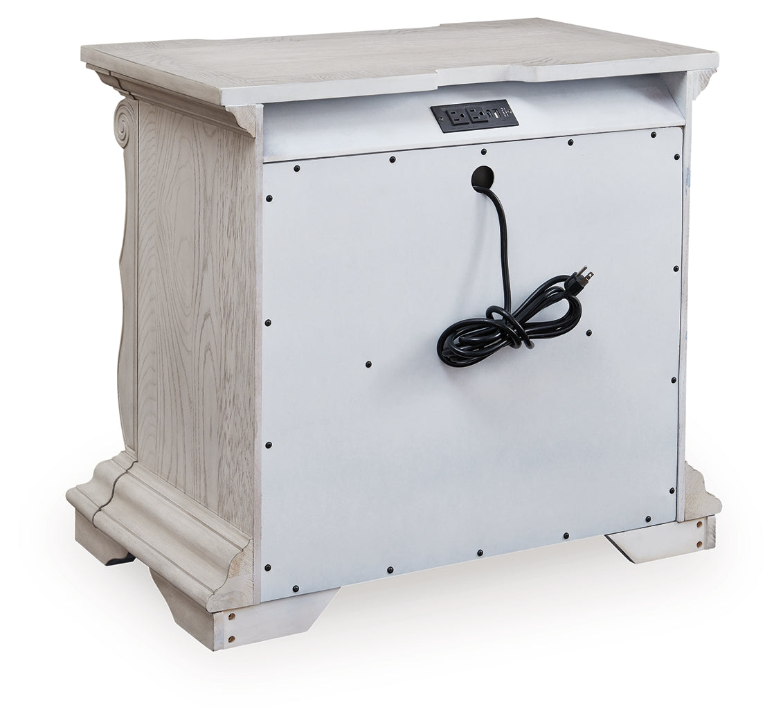 Bruchandi nightstand back side view