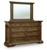 Frantanna Brown Dresser Front View