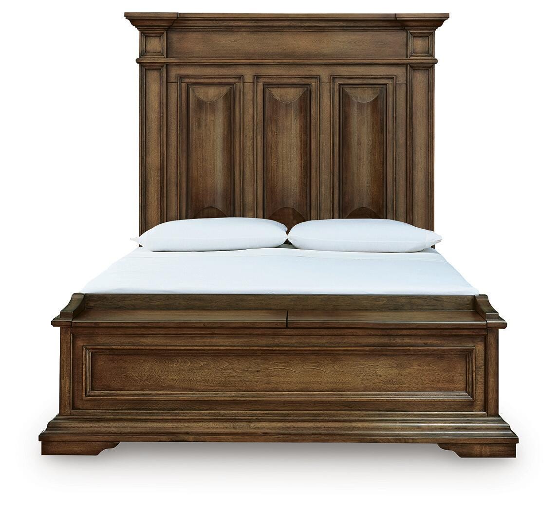 Frantanna Brown Queen Panel Storage Bed view 2