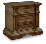 Frantanna Nightstand angled view with drawers closed