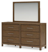Cabalynn Light Brown Panel Bedroom Set angled view