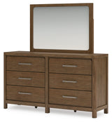 Cabalynn dresser with drawers open