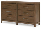 Cabalynn Dresser drawer opened showing interior