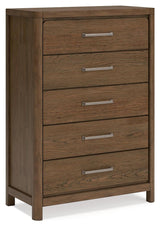 Cabalynn Chest of Drawers angled open drawer