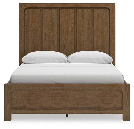Side profile of Cabalynn queen bed