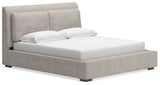 Cabalynn Upholstered Bed angled view