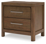 Cabalynn Light Brown Panel Bedroom Set angled view