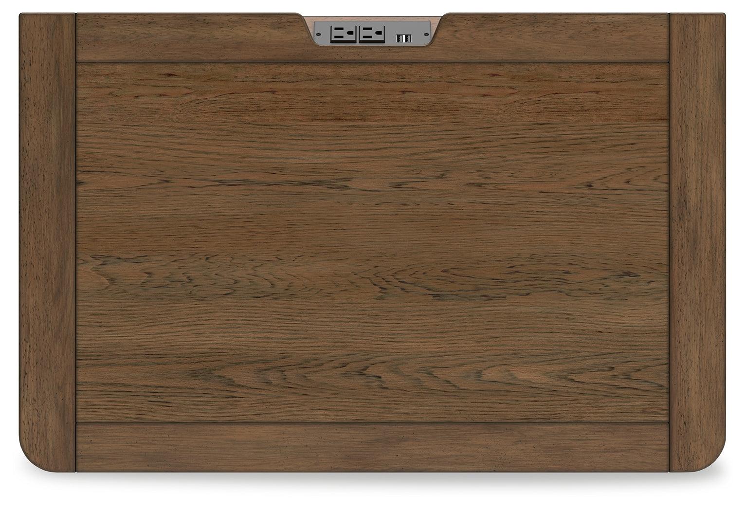 Top view of Cabalynn Light Brown Nightstand