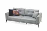 Cordell Light Gray 3-Seater Sofa Bed top view showing cushions