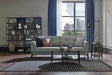 Cordell Light Gray 3-Seater Sofa Bed front angle showing upholstery