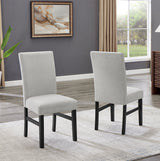 alternate angle of Marbelle Gray Dining Room Set