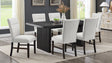 main view of Carson Gray Dining Room Set in gray finish