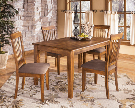 Berringer Rustic Brown Dining Chair front profile