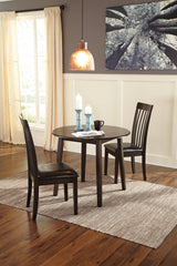Close-up of Hammis table flared leg and finish