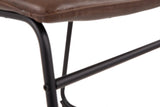 Front view of Centiar Dining Chair with metal base